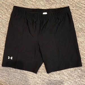 Black under armour biker shorts
